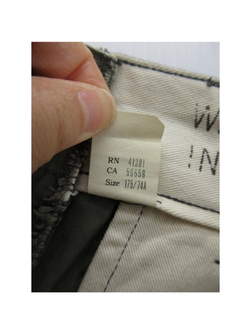 RRL Ralph Lauren Pants 32X32 Military Field Cloth Utility Button Fly - Picture 9 of 13